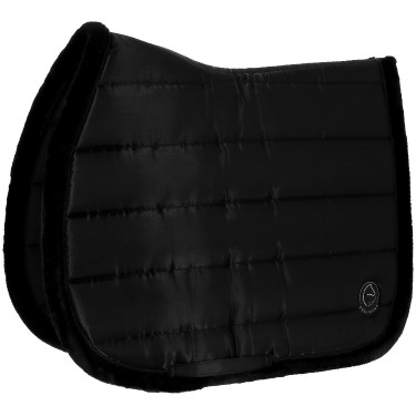 Tapis de selle Je t'aime Equithème Studio Noir