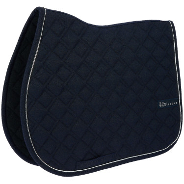 Zadeldek Je t'aime Equithème Mirror Marineblauw