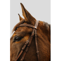 Bridon Norton Club Strass V Havana Bruin Bridon Norton Club Strass V Havana Bruin