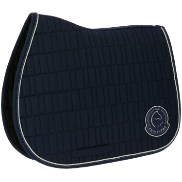 Tapis de selle Je t'aime Equithème Compet Bleu Tapis de selle Je t'aime Equithème Compet Bleu