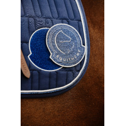 Tapis de selle Je t'aime Equithème Compet Bleu Tapis de selle Je t'aime Equithème Compet Bleu