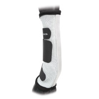 Guêtres anti mouches Fly turnout Shires Blanc / noir