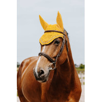 Bonnet chasse mouche Equithème Hexalight Jaune Bonnet chasse mouche Equithème Hexalight Jaune