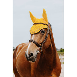 Bonnet chasse mouche Equithème Hexalight Jaune