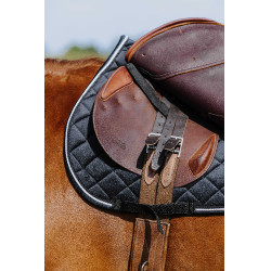 Zadeldek Riding World Velours Zwart