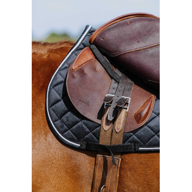 Zadeldek Riding World Velours Zwart