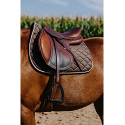 Tapis de selle Riding World Velours Marron