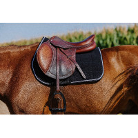 Zadeldek Riding World Corduroy Zwart