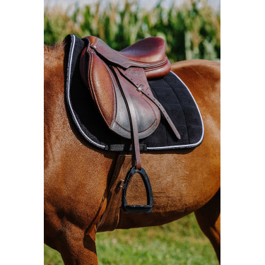 Tapis de selle Riding World Corduroy Noir