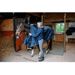 Couverture Equithème Classic 1200D Bleu marine