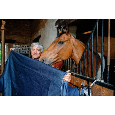 Couverture Equithème Classic 1200D Bleu marine