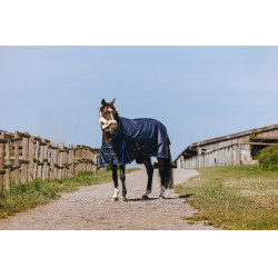 Couverture Equithème Classic 1200D High neck Marine Bleu marine