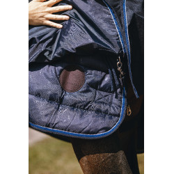Couverture Equithème Classic 1200D High neck Marine Bleu marine