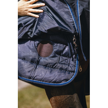 Equithème Classic 1200D High neck deken Marine Marineblauw