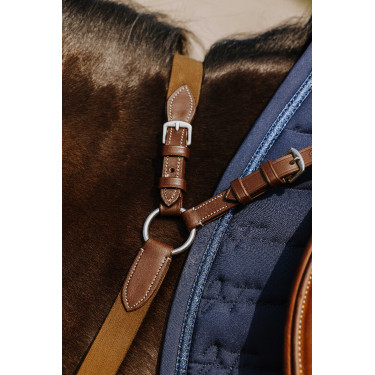 Tapis de selle Je t'aime Equithème Origine Bleu Tapis de selle Je t'aime Equithème Origine Bleu