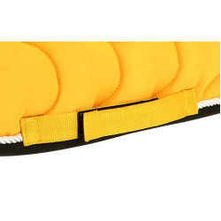 Tapis de selle Equithème Polyfun Jaune / noir