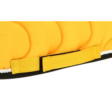 Tapis de selle Equithème Polyfun Jaune / noir