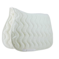 Tapis de selle Equithème Polyfun Blanc / blanc