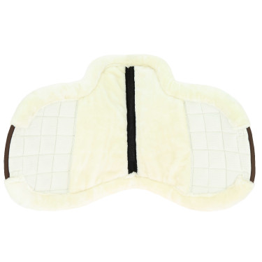 Equithème Pro gevormde zadeldek Chocolade Bruin