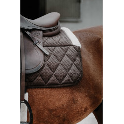 Zadeldek Equithème Pro air Chocolade Bruin