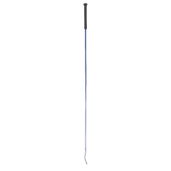 Cravache de dressage Whip & Go poignée plastique Bleu marine