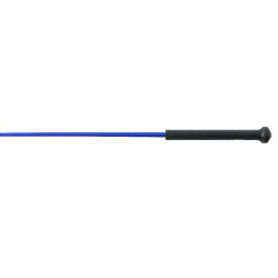 Cravache de dressage Whip & Go poignée plastique Bleu marine