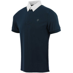 Polo Equithème Wellington Bleu marine Polo Equithème Wellington Bleu marine