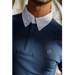 Polo Equithème Wellington Bleu marine Polo Equithème Wellington Bleu marine
