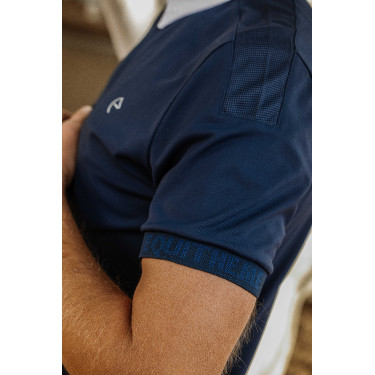 Polo Equithème Wellington Bleu marine Polo Equithème Wellington Bleu marine
