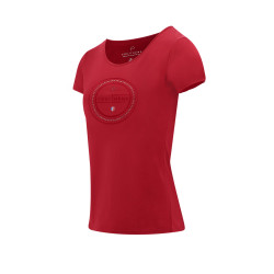 T-shirt Equithème Anna manches courtes Cerise Rouge