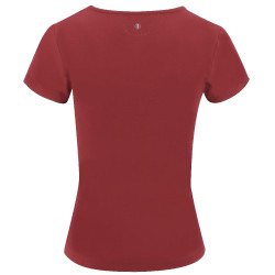 T-shirt Equithème Anna manches courtes Cerise Rouge
