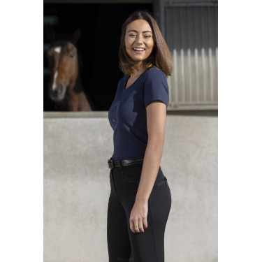 T-shirt Equithème Anna Marineblauw