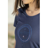 T-shirt Equithème Anna korte mouwen Gemêleerd roze