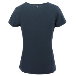 T-shirt Equithème Anna manches courtes Bleu marine