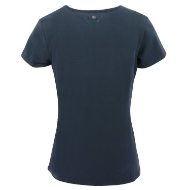 T-shirt Equithème Anna manches courtes Bleu marine