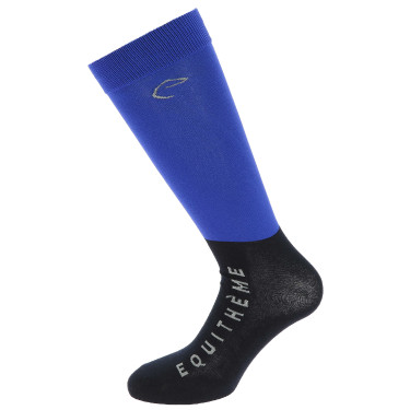 Chaussettes Equithème Compet 2 paires Bleu roi / marine