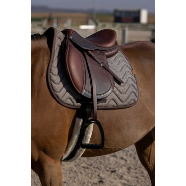 Tapis de selle Equithème Tweedytan Beige Tapis de selle Equithème Tweedytan Beige