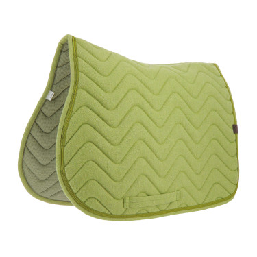 Zadeldek Equithème Chevron Donkergroen