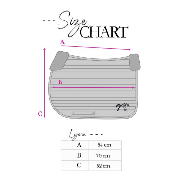 Tapis de selle Pénélope Lyona Noir