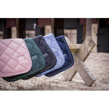 Tapis de selle Pénélope New Strass Rose pâle Tapis de selle Pénélope New Strass Rose pâle