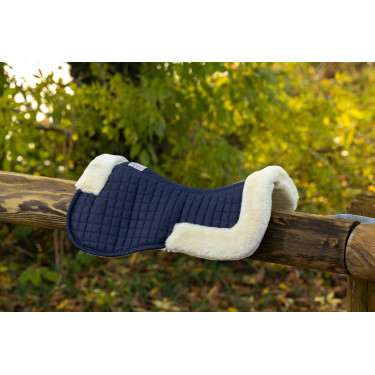 Amortisseur Equithème Teddy Marine / écru Bleu