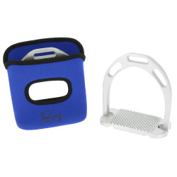 Neopreen hoezen Feeling voor stijgbeugels Koningsblauw