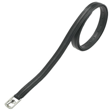 Synthetische Norton stijgbeugelriemen gevoerd Zwart