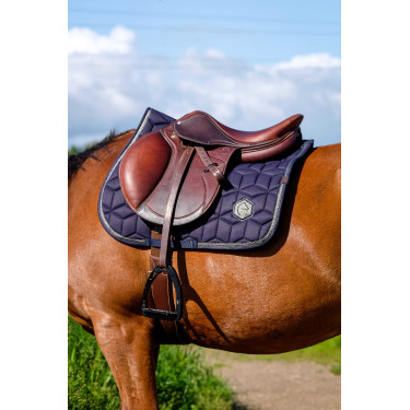 Zadeldek Equithème Softhex Marine Marineblauw