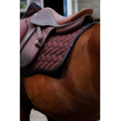 Tapis de selle Equithème Impulsion Marron