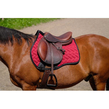 Tapis de selle Equithème Impulsion Bordeaux