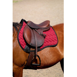 Tapis de selle Equithème Impulsion Bordeaux