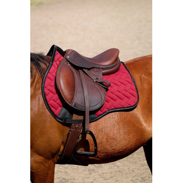 Tapis de selle Equithème Impulsion Bordeaux
