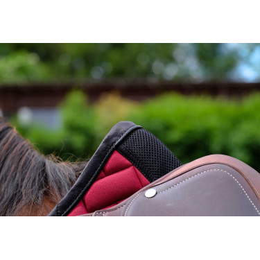 Tapis de selle Equithème Impulsion Bordeaux