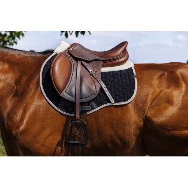 Zadeldoek Equithème Dinard Zwart